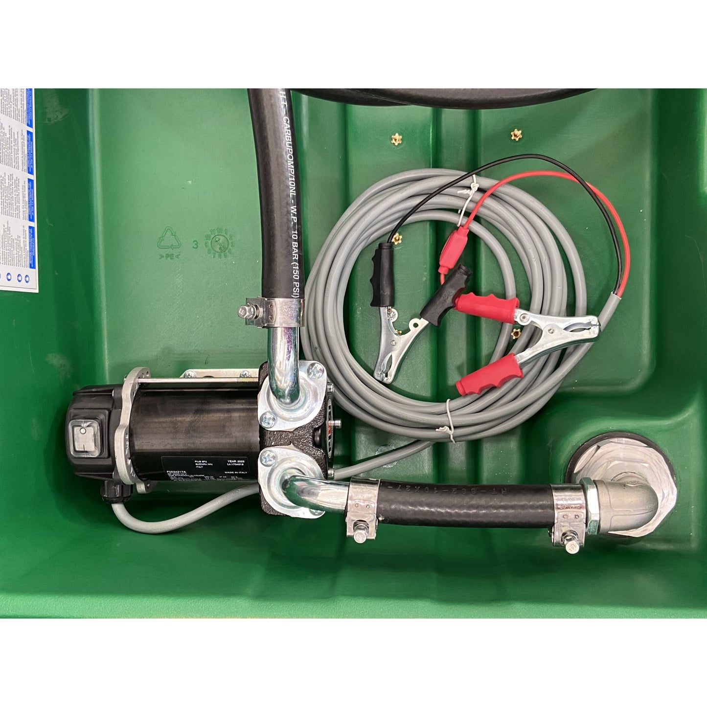 AM-Tank 116 Gallon Diesel transfer tank with 12v pump & auto nozzle