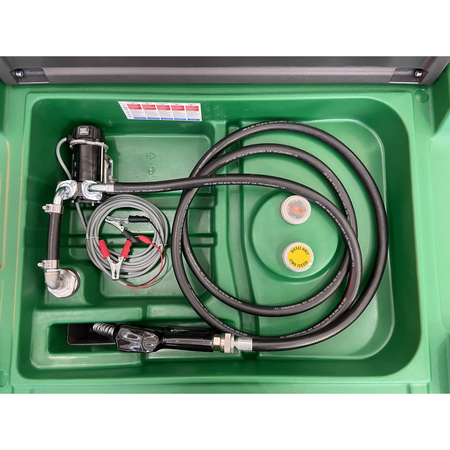 AM-Tank 116 Gallon Diesel transfer tank with 12v pump & auto nozzle