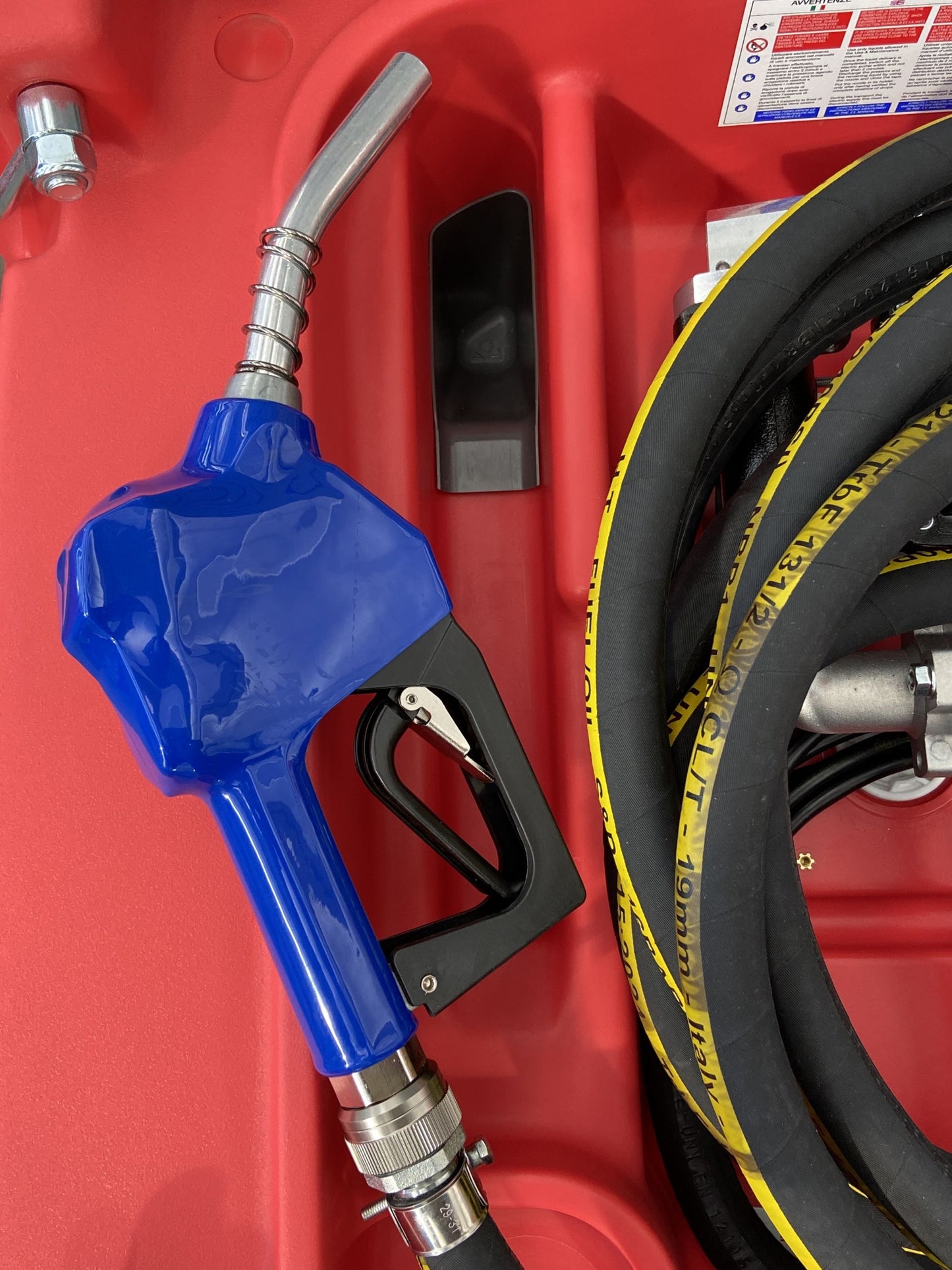 AM-Tank 155 gal DOT Gasoline Tank w/ 12V Pump and UL Auto Nozzle