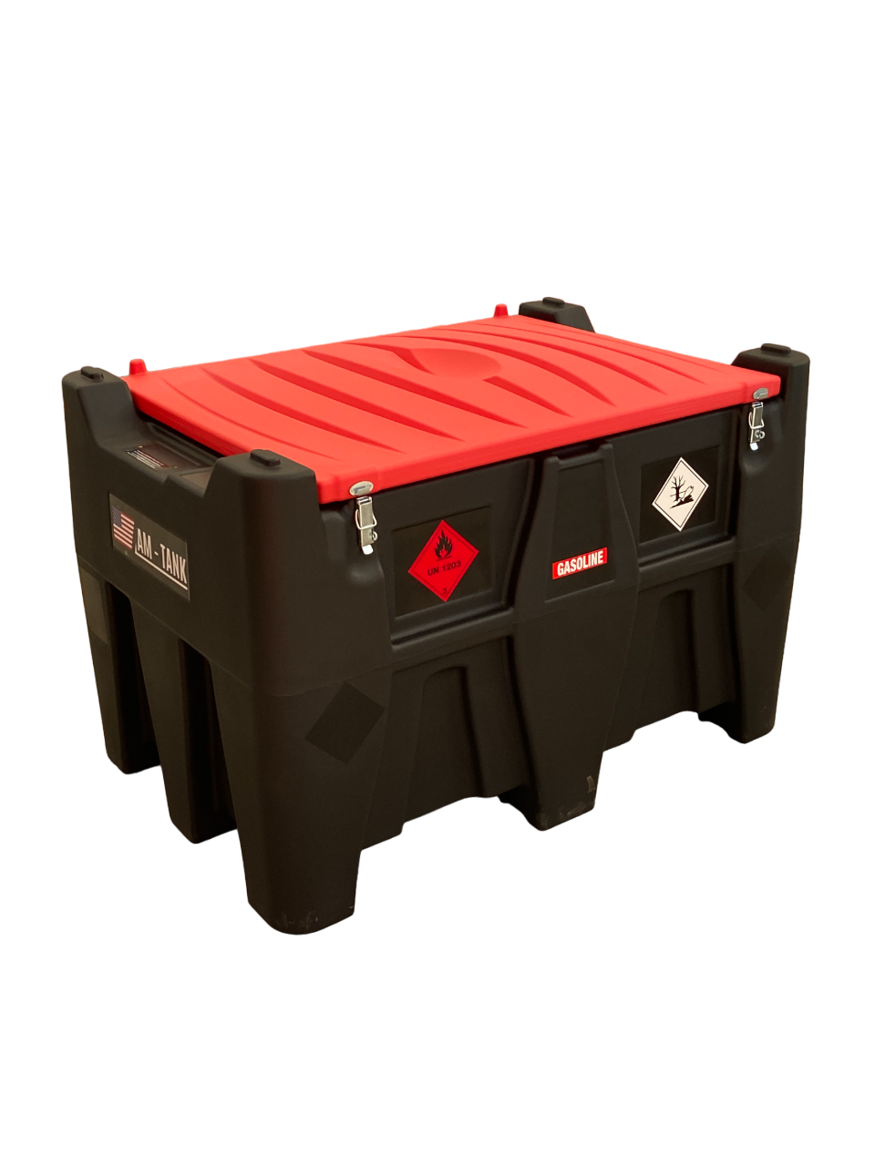 AM-Tank 116 Gallon GASOLINE transfer tank with 12v pump & auto nozzle