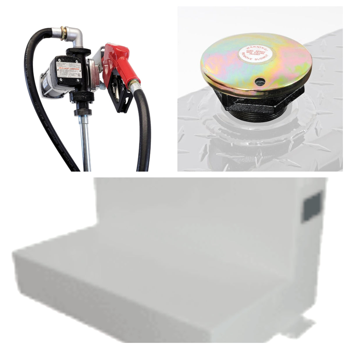 Merritt 90 Gallon L Transfer Tank for Diesel Fuel + Options