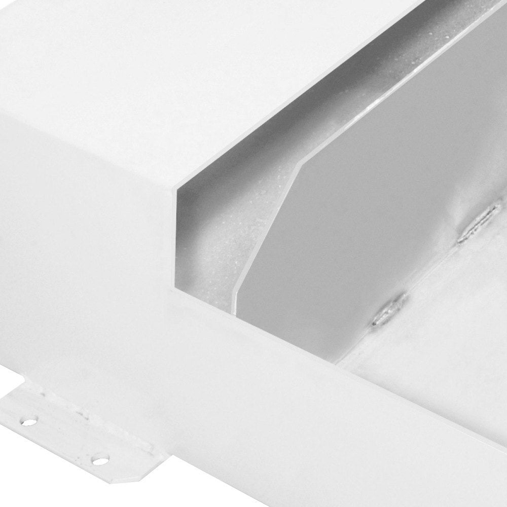 JOBOX 96 Gallon White Rectangular Steel Liquid Transfer Tank for Trucks
