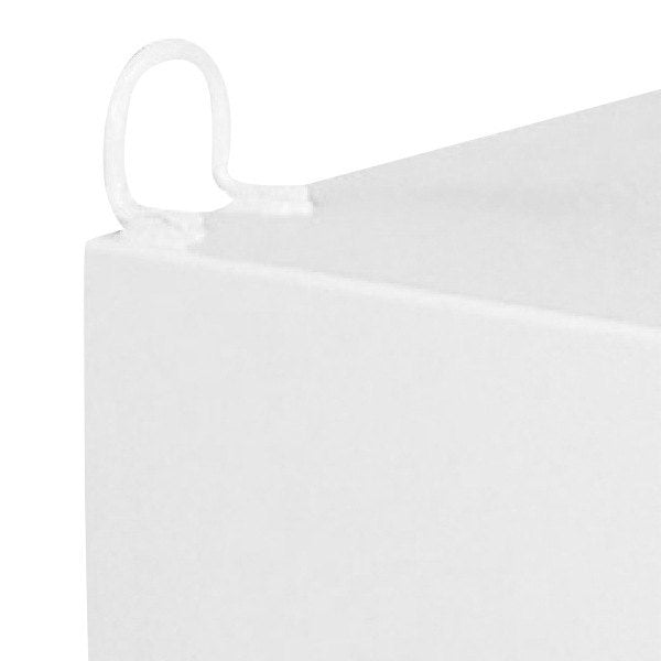 JOBOX 96 Gallon White Rectangular Steel Liquid Transfer Tank for Trucks