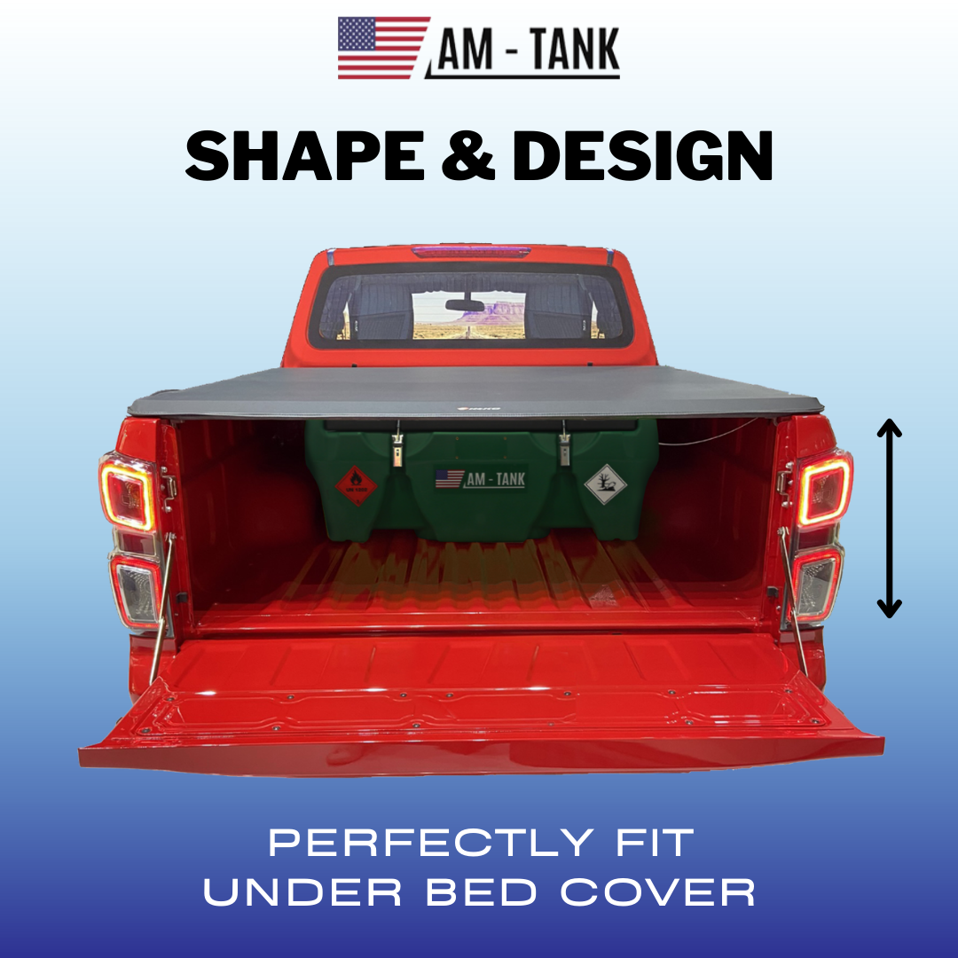 AM-Tank Low Profile 58 Pick Up Diesel Tank-Fits UNDER Tonneau Covers