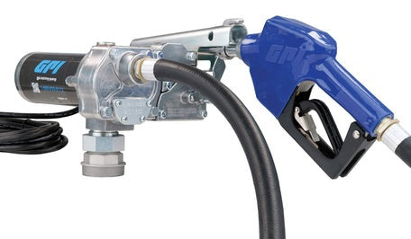GPI 15 GPM 12V Fuel Transfer Pump Bundle M-150S-AU