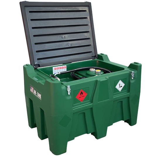 AM-Tank 116 Gallon Diesel transfer tank with 12v pump & auto nozzle