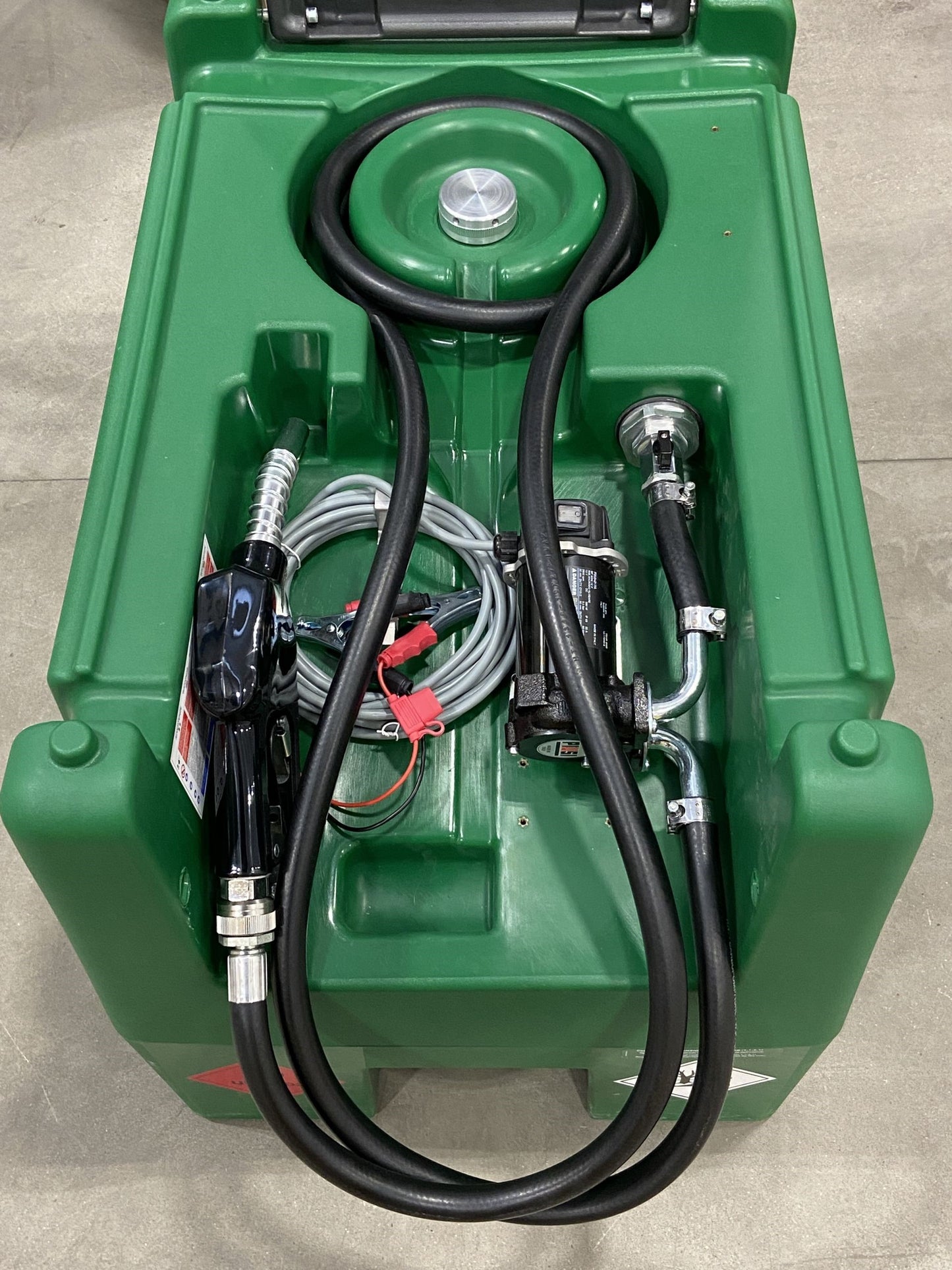 AM-Tank 58 gallon diesel transfer tank with 12v pump & auto nozzle