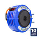 Macnaught R3 Engineered Thermoplastic Heavy Duty Hose Reel Air Water Service 3/8 inch x 65 ft 300 PSI Blue Case / Orange Hose PN# RO365B-02
