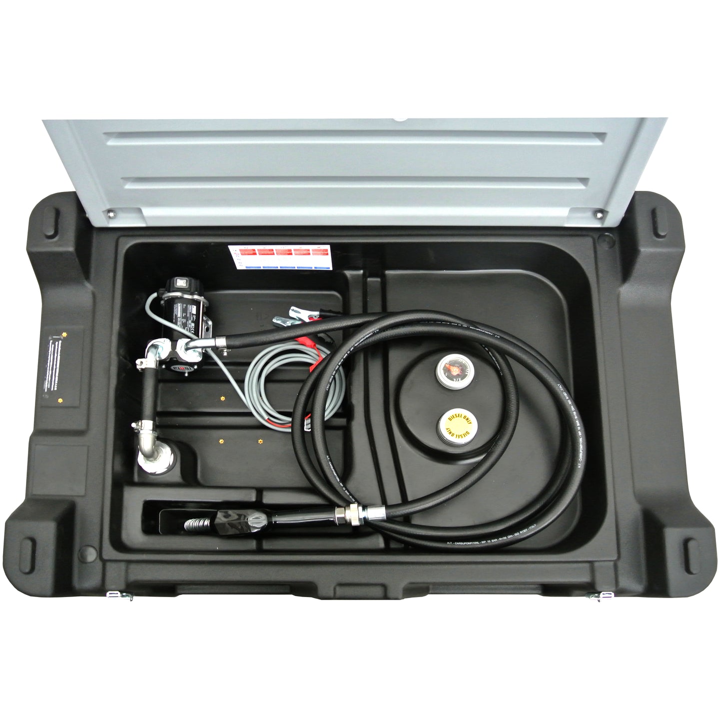 AM-Tank 116 Gallon Diesel transfer tank with 12v pump & auto nozzle